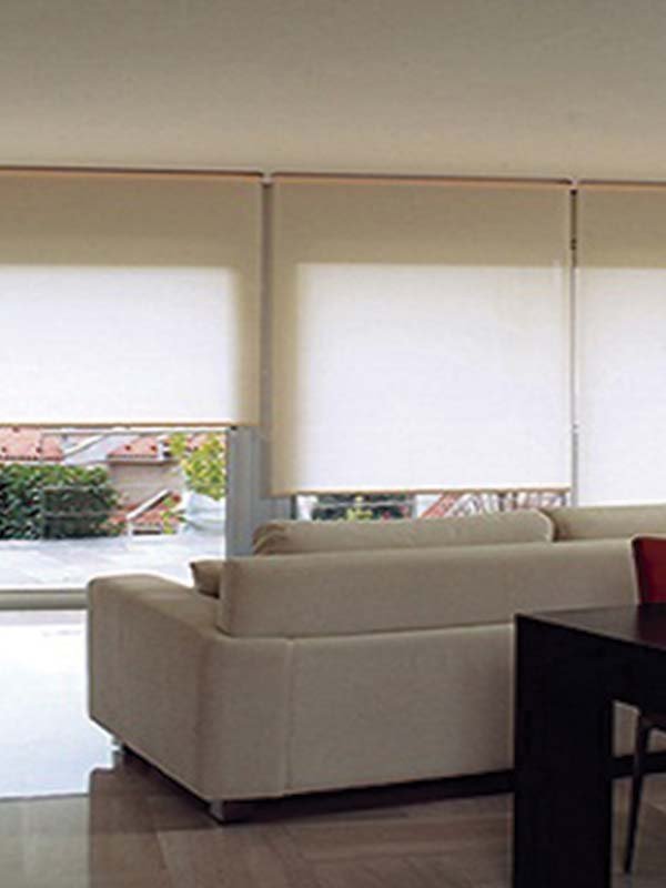 Cortina Roller Tela Traslucida Decored, ideales para espacios comunes donde la luz natural y privacidad son prioridad